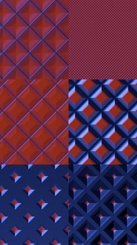 Procedural geometric shader: "Pointes de diamant 1" preview image